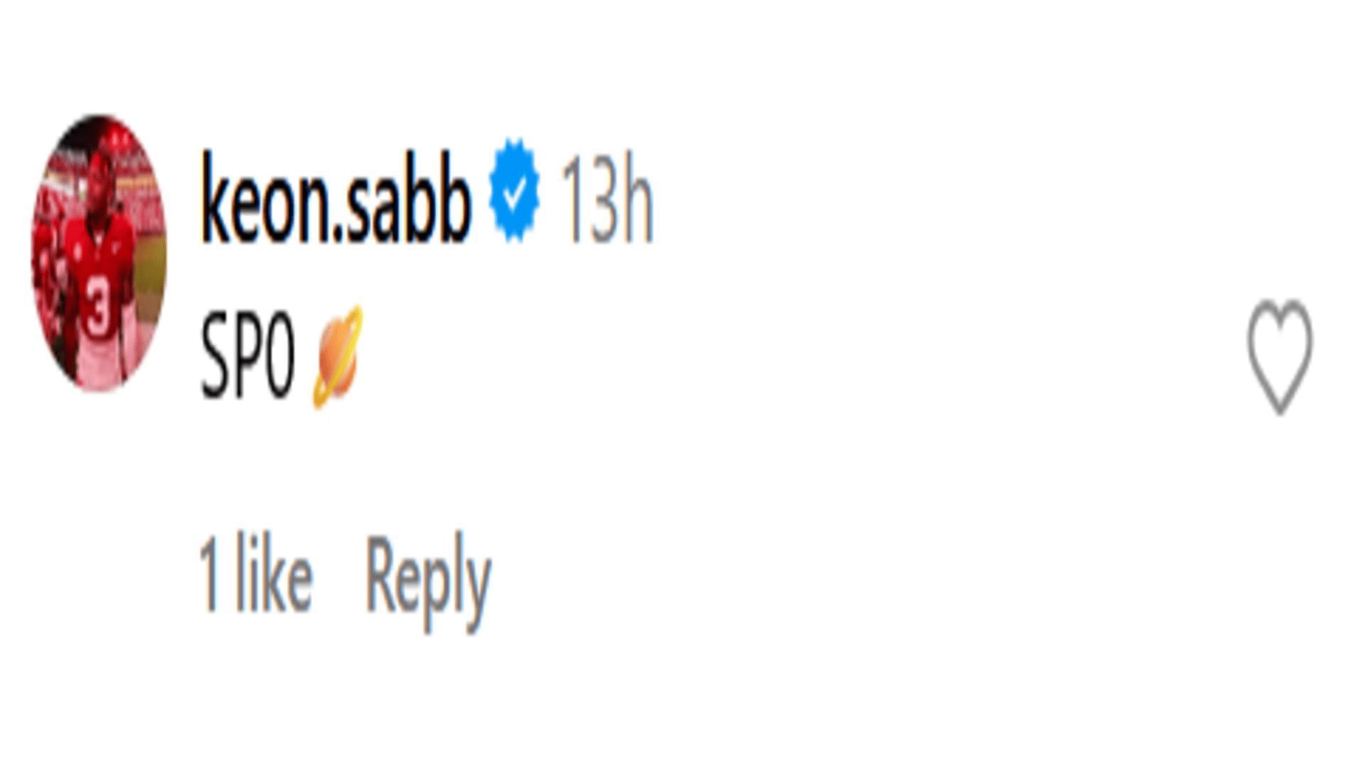 Image via the comments on Deontae Lawson's Instagram post.